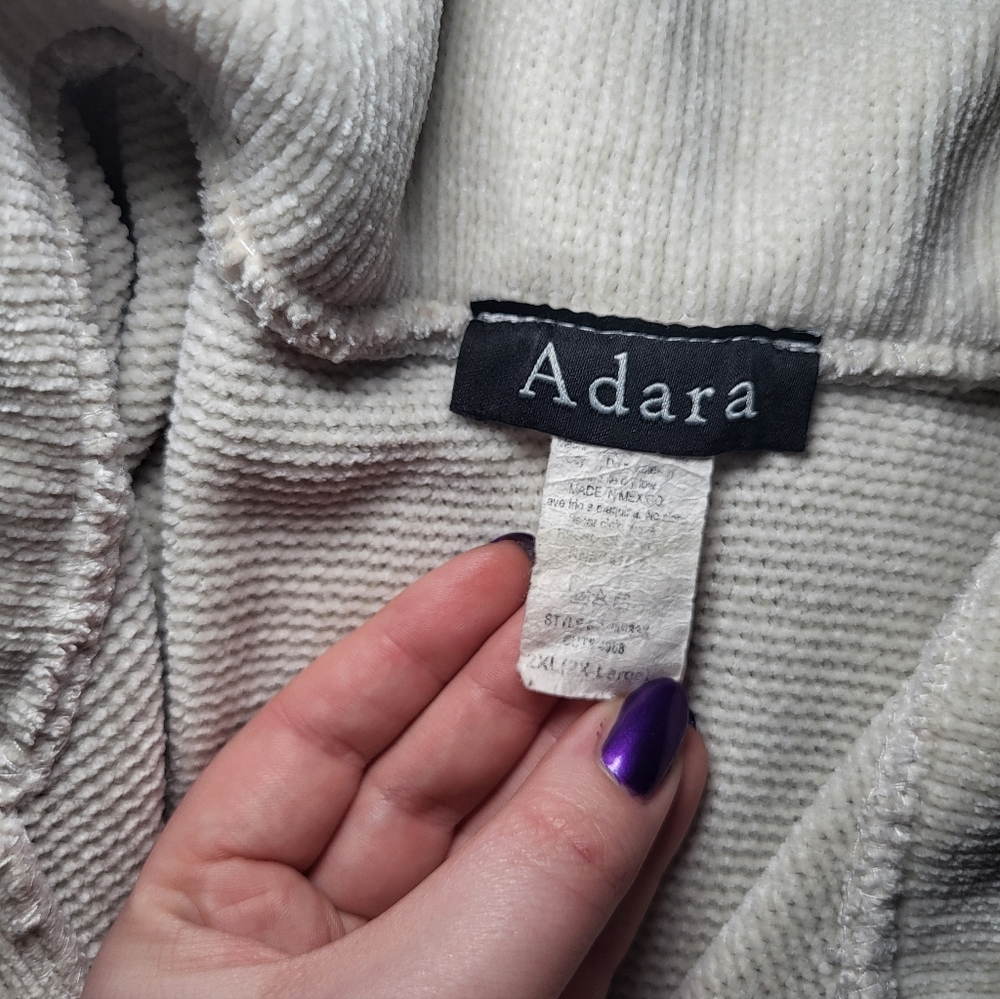 Cream Ribbed Cardigan - Picture 3 of 3